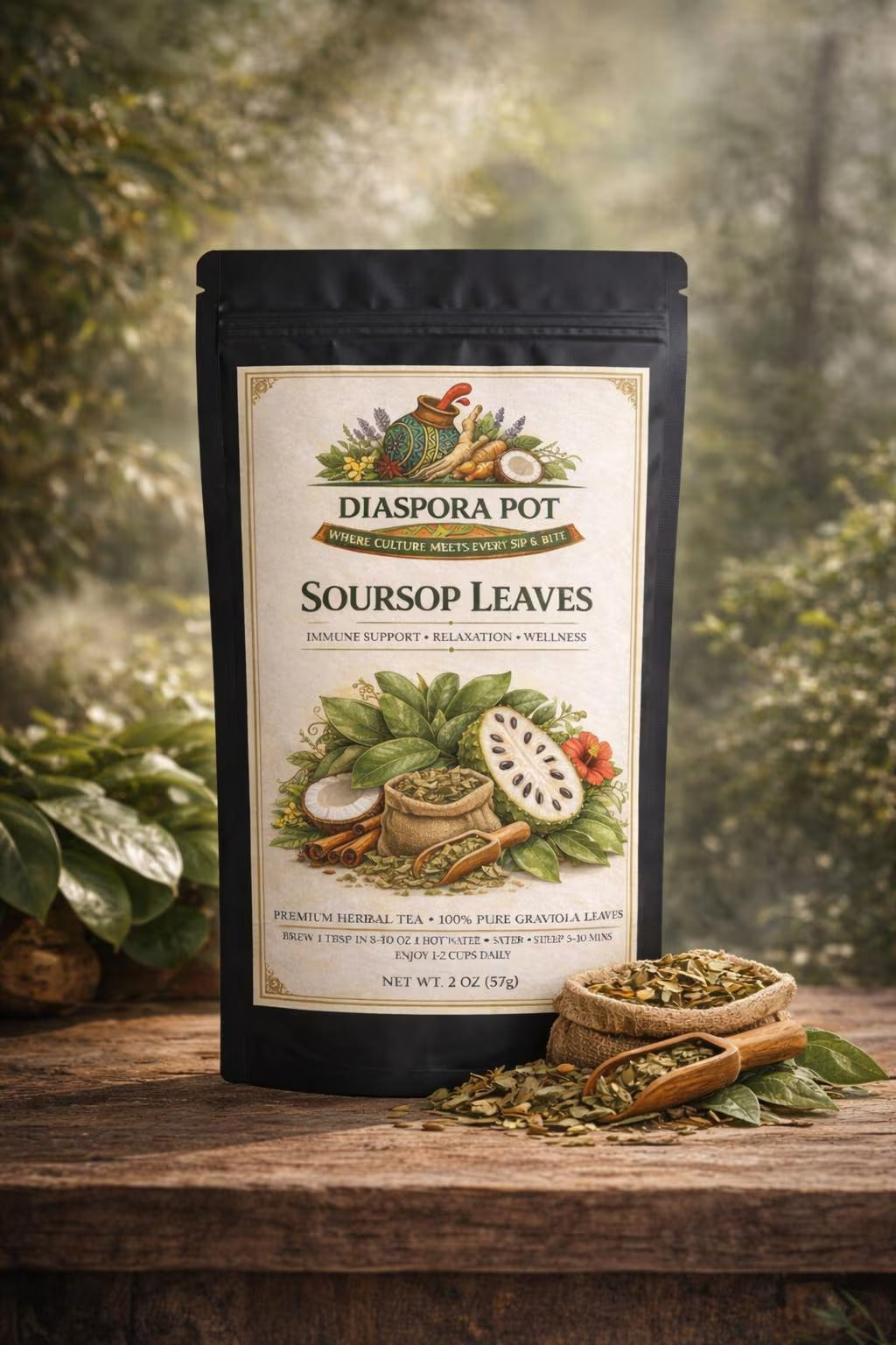 Organic Soursop Leaves
